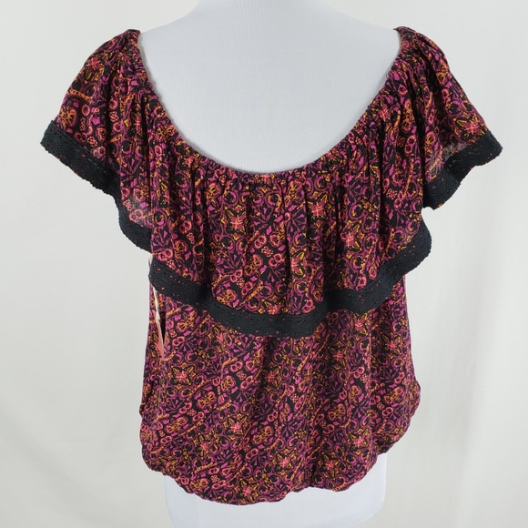 Mossimo Blouse Top On/Off Shoulder - Picture 4 of 8